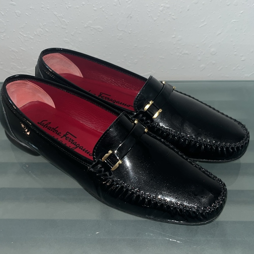 Salvatore Ferragamo sport leather loafers